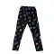 Lányka leggings 116-146 (vékony) /fekete/