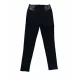 Nagylányos/felnőtt leggings S-XXL (bélelt,farmer hatású)/fekete/-kisebb méret
