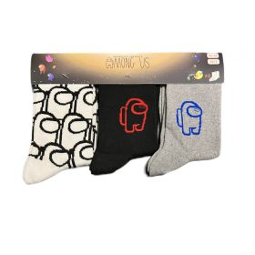 Among Us 3db-os zokni 39/42-es