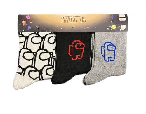 Among Us 3db-os zokni 39/42-es