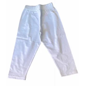 Fehér leggings 116-152 (3/4-es)