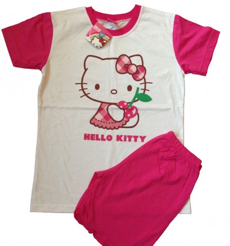 Hello Kitty nyári pizsama 140/146-os