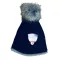 Téli sapka kötött belül poláros (kamasz/női)