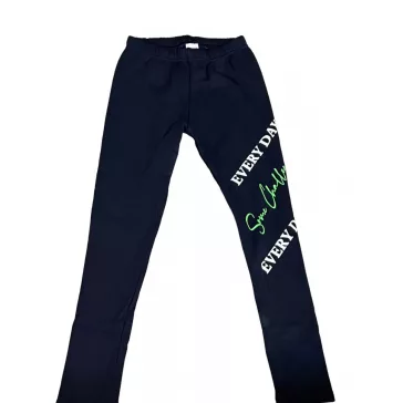 Lányka leggings 116-os /vastag/ (feketéskék)