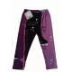 Mintás leggings-lila 128-as