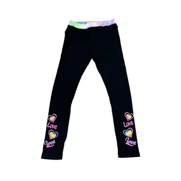 Lányka leggings 134-164 (vékony) /fekete/