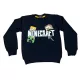 Fiú felső Minecraft  4-8év (bolyhos)/feketéskék/