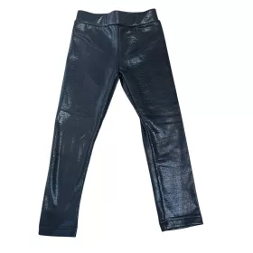 Lányka leggings 4év (bőrhatású,vékonyan bélelt)