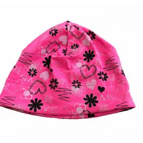Szívecskés pamutos sapka 46-52
