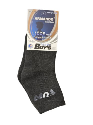 Fiú zokni 35/38-as (vastag) orrvarrás nélküli