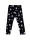 Lányka leggings 98-128 (fekete)-Unikornis /vékony/