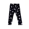 Lányka leggings 98-128 (fekete)-Unikornis /vékony/