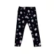 Lányka leggings 98-128 (fekete)-Unikornis /vékony/