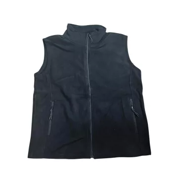 Férfi mellény (poláros) M-4XL (fekete)