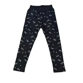 Lányka leggings 134-164/vastag/ (fekete)