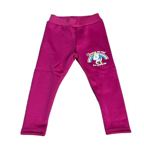 Unikornis leggings 98-as /vastag/ (pink)