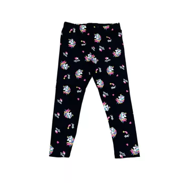 Lányka leggings 98-128 (sötétkék)-Unikornis /vékony/