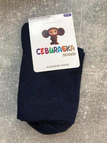 Fiú zokni 9-10év (sötétkék)