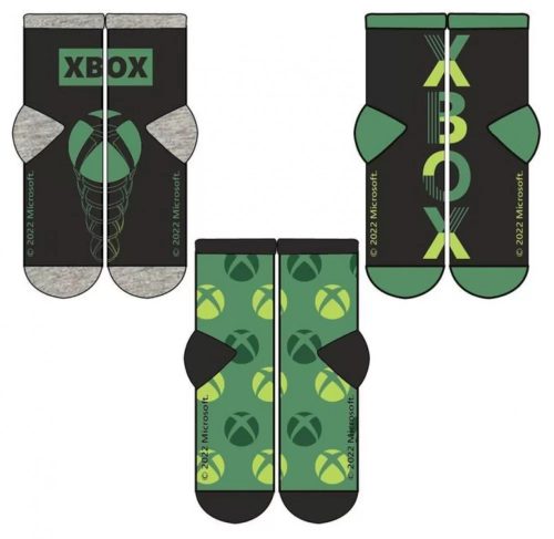 X-Box 3db-os zokni 31/34-es