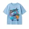 Disney Lilo és Stitch, A csillagkutya Ananas gyerek rövid póló, felső 3 - 8 év / 98 - 128 cm (kék)