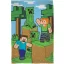 Minecraft takaró 100*150cm 