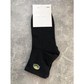 Smiley zokni 36/40-es (fekete)