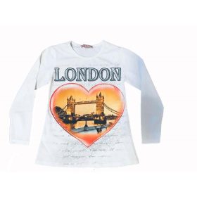 Nagylányos felső 116-164 (fehér)