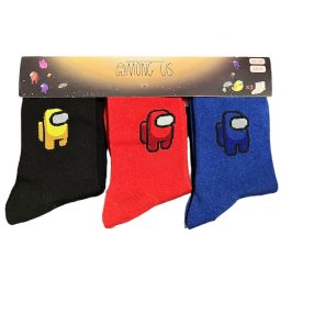 Among Us 3db-os zokni 31/34-es