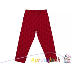 Piros leggings 116-os