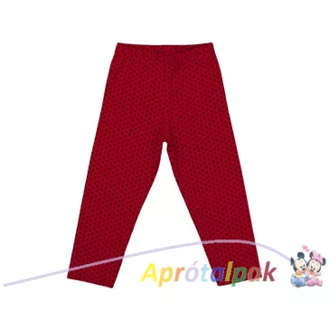 Piros leggings 116-os