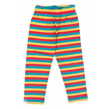 Csíkos leggings 116/122-152/158 (3/4-es)