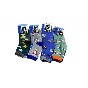 Fiú zokni  35/38-as (vastag) 4db-os