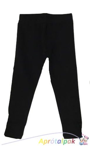 Fekete lányka leggings 98/104-134