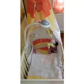 Hímzett mackós ágynemű garnitúra