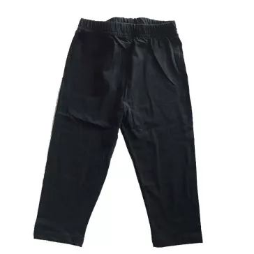 Fekete leggings 128-as (3/4-es)