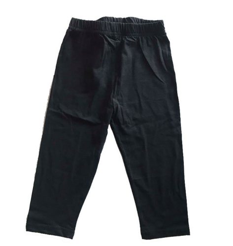Fekete leggings 128-as (3/4-es)