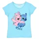 Disney Lilo és Stitch, A csillagkutya Love Blue gyerek rövid póló, felső 3-8 év