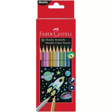 Faber-Castell színes ceruza fémes címek