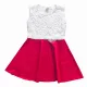 Lányka ruha 128-as(pink)