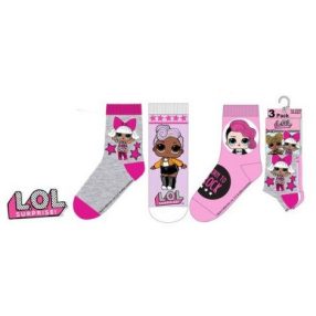 LOL Surprice zokni 27/30-as 3 db-os
