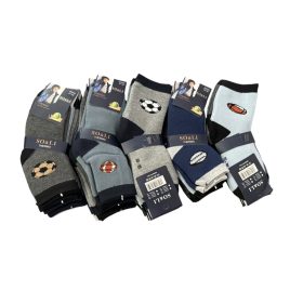 Fiú zokni 27/30 5db-os vastag