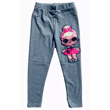 LOL surprice leggings 116-os(szürke)