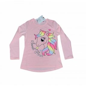 Unikornis felső 116-os (barack)