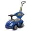 Bébitaxi tolókarral 3az1-ben Baby Mix Mega Car kék