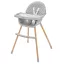 Etetőszék Baby Mix Freja wooden dark grey