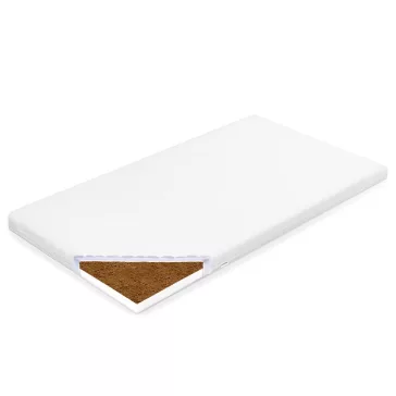   Gyerek matrac bölcsőbe New Baby STANDARD 90x40x7 cm kókusz-habszivacs