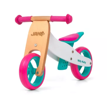   Gyerek multifunkciós fa futóbicikli Milly Mally Jake Classic Candy