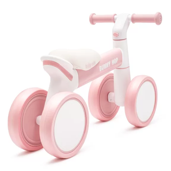 Gyerek futóbicikli Baby Mix Bunny Hop Ultralight rózsaszín