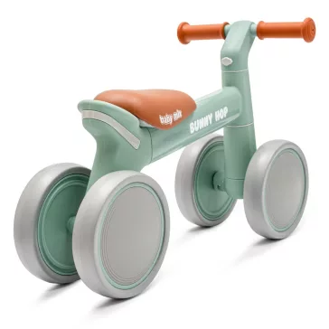 Gyerek futóbicikli Baby Mix Bunny Hop Ultralight zöld