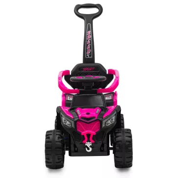   Baby Mix Ruggy elektromos futóbicikli vezetőrúddal rózsaszín